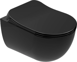 KALE -ZERO 2.0 SMART ASMA KLOZET TAHARET DELİKLİ+ULTRA SLIM SMARTKAPAK SİYAH