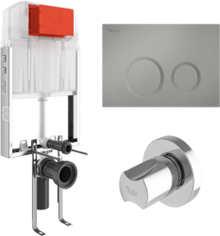 KALE – TRITON GÖMME REZERVUAR SET MAT KROM CORRO+V100 STOP VALF