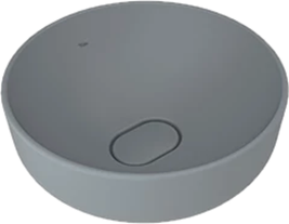 KALE -ZERO 2.0 TEZGAH ÜZERİ ÇANAK LAVABO Mat Taş Gri – ÇAP 40