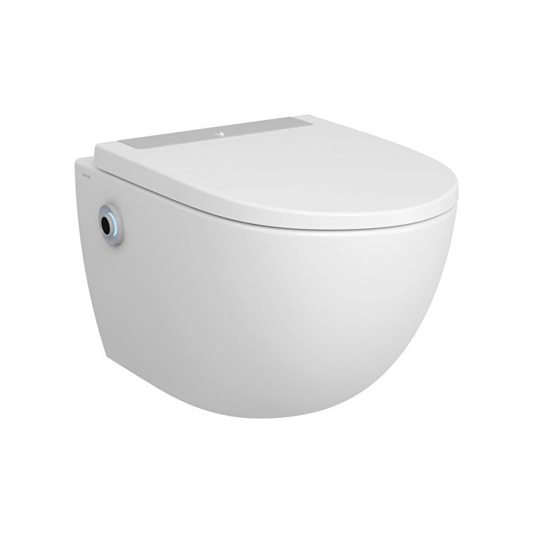 VİTRA- Sento Asma Klozet Seti,Rim-ex, Gizli Montajlı, 54 cm,Temassız, Clean, Beyaz