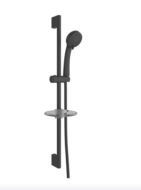 KALE -Rain S110 Hand Shower Set With Slide Rail 3F Siyah